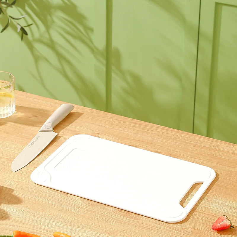 Double-sided cutting board for the discerning!