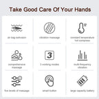 Hot Compress Electric Triple Mode Ergonomic Hand Massager