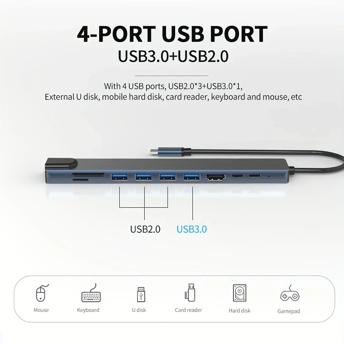 Type C - USB Docking Station Hub
