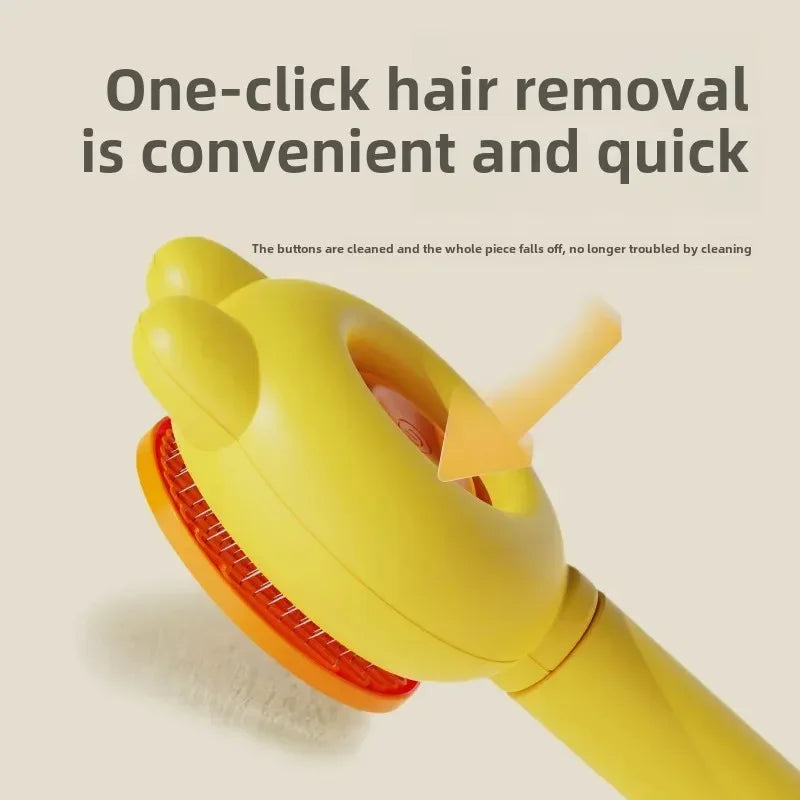 One Click Hair Removal Pet Grooming Brush