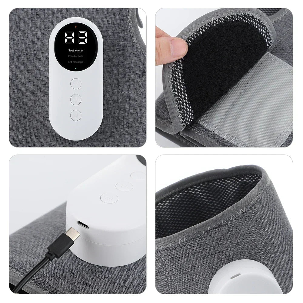Deep Tissue Infrared Heat Compression Electric Leg Muscle Therapy Massager