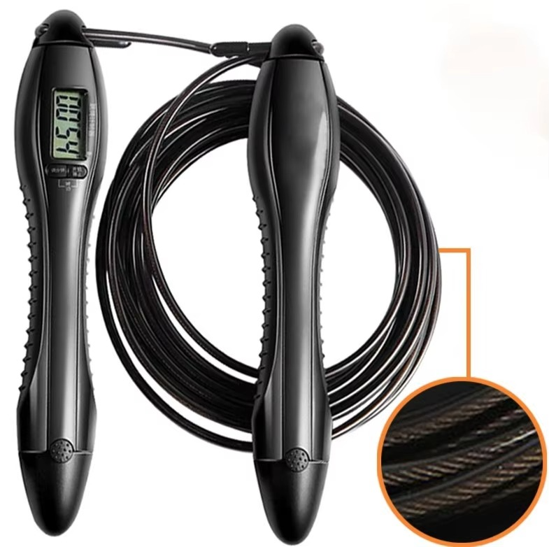 Digital Counting Skipping Rope with 60 Second Timing Bell