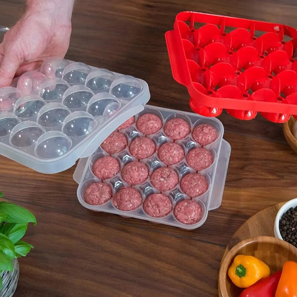 Ballora Meatball Maker | 16 balls at once | Non-stick design | Versatile use