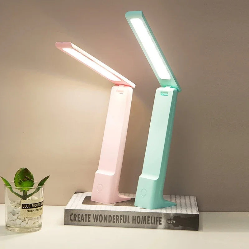 Lumora LED Table Lamp | Dimmable & Touch Control | 3 Light Colors | Battery 20h | White/Pink/Blue