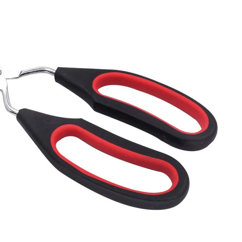 Gripflame Grill Tongs with Scissor Grip | 9/11/12 Inch | Heat Resistant & Non-Slip | BBQ Tongs for Meat, Bread & Vegetables | Ideal for Grill, Kitchen & Outdoor