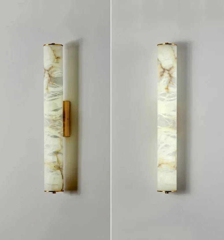 Sculptural Wall Lamp Marble for Interiors with Character