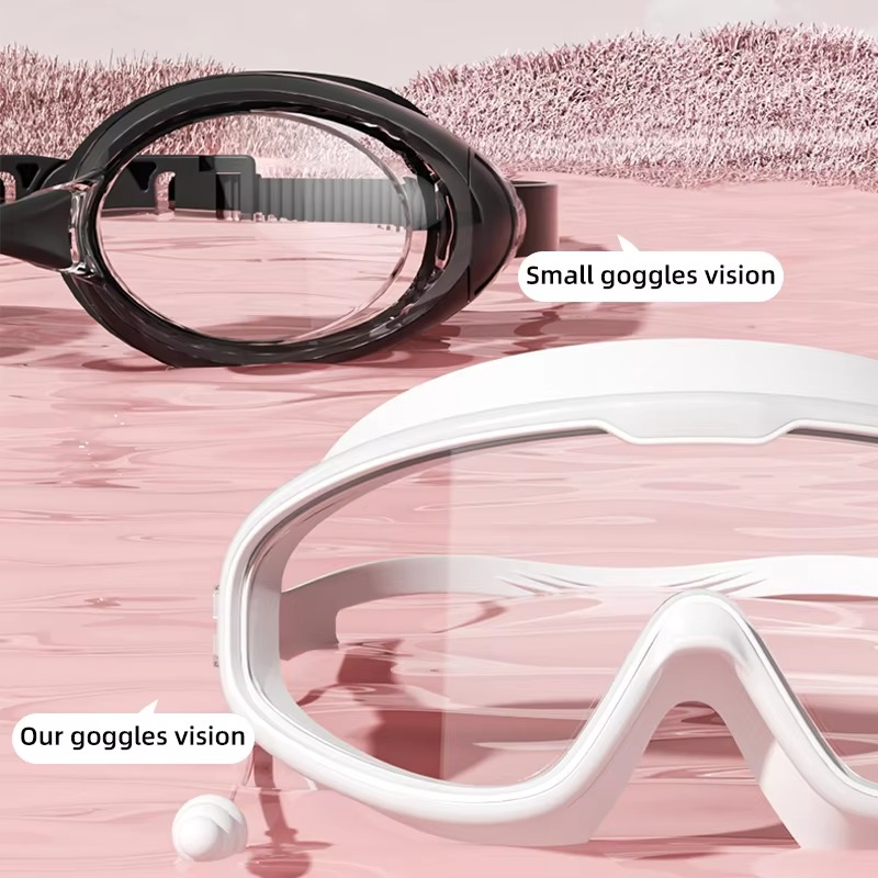 Adult Anti-Fog Swimming Goggles – Stylish UV-Protective Swim Gear with Leakproof Fit