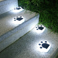 Solar LED Paw Lights for Garden and Path - Cute Solar Decorative Lights for Path Lighting, Ideal for Pet Lovers and Outdoor Decor