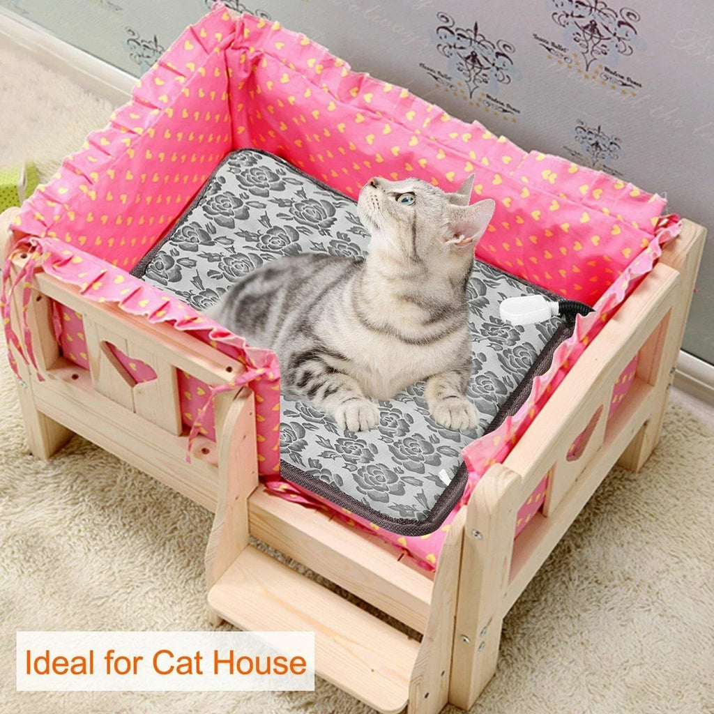 Heated Pet Mat PawTherm | Temperature Control & Timer | Waterproof & Safe | For Dogs & Cats
