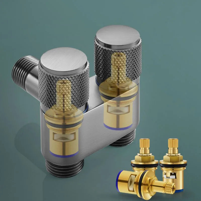 Dual Flow Pro – 2-in-1 Wall faucet for toilet and washing machine