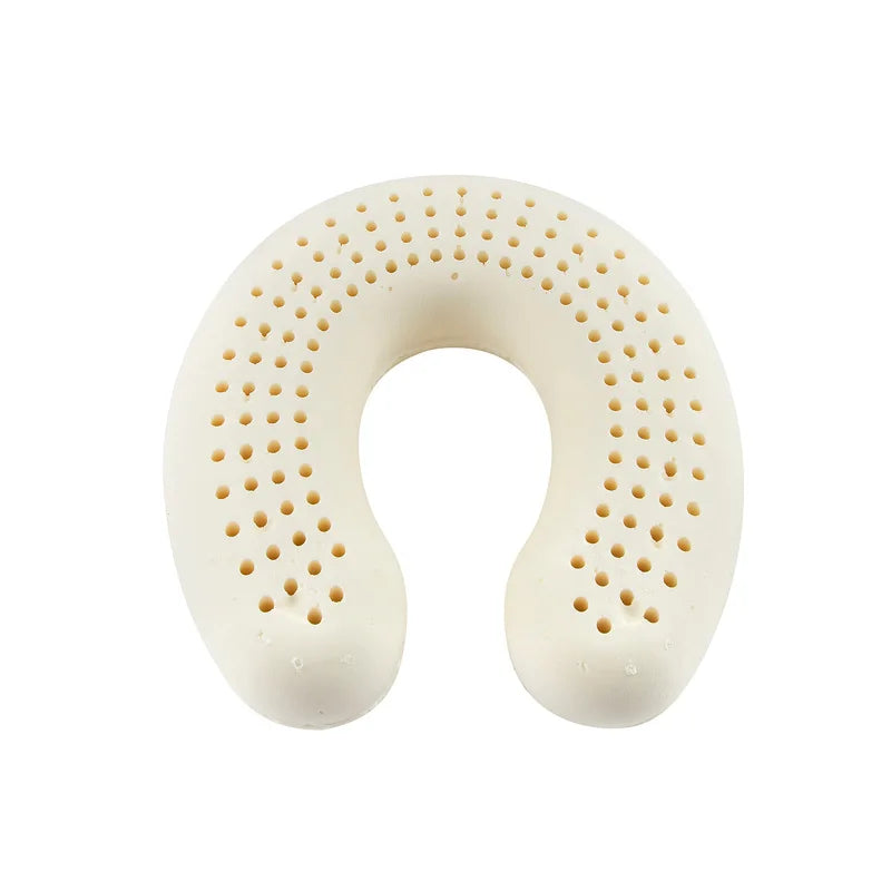 Natural Latex Breathable U-Shaped Neck Pillow
