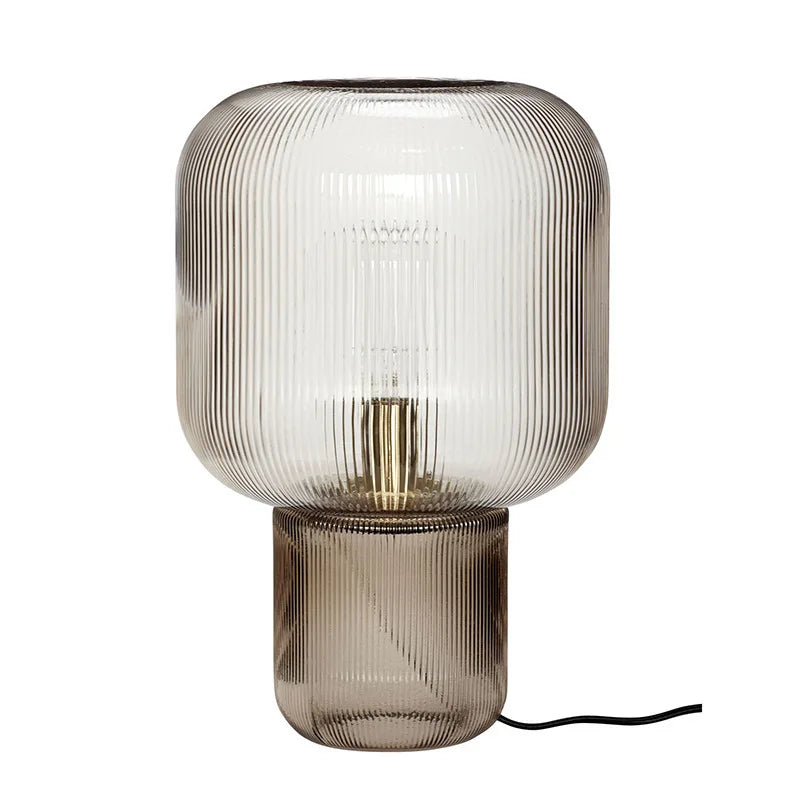 Stylish lamp with a noble finish