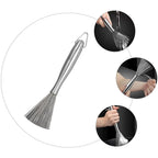 Edge Cleaner Long-Handle Pan Brush