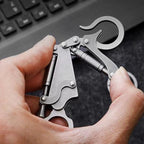 Stainless Steel EDC Keychain Tool, Compact and Lightweight