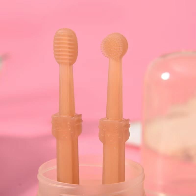 Gentle silicone toothbrush for dogs & cats
