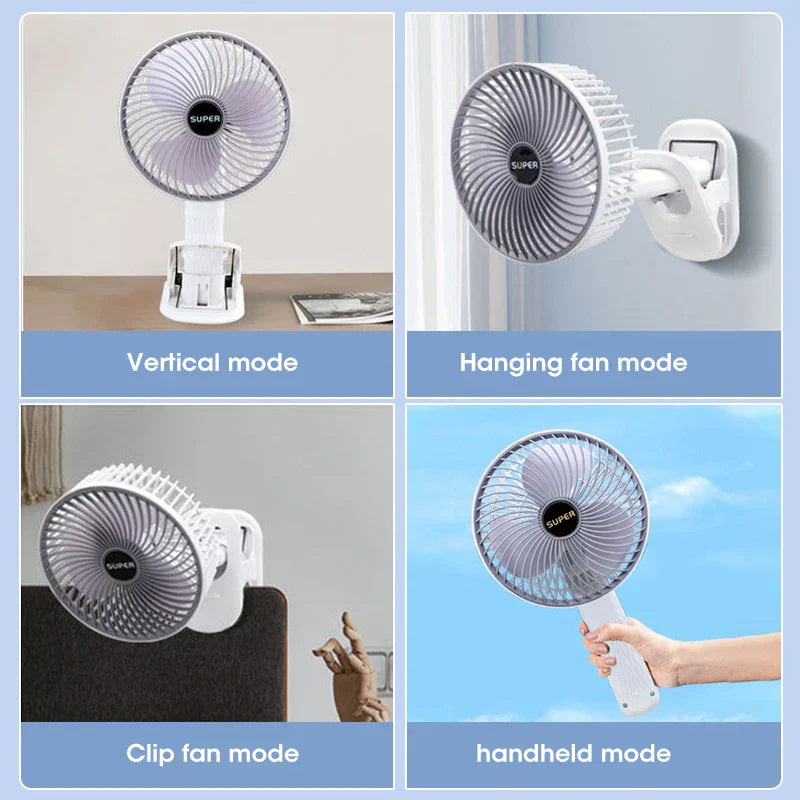 BreezeWave 4-in-1 Fan - Powerful Cooling for Any Situation