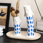 Lovely Cartoon Figures Ceramic Vase