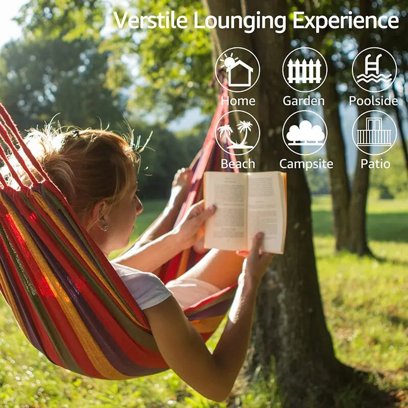 LunaRelax Hammock | Comfortable & Stable | For Garden and Outdoor