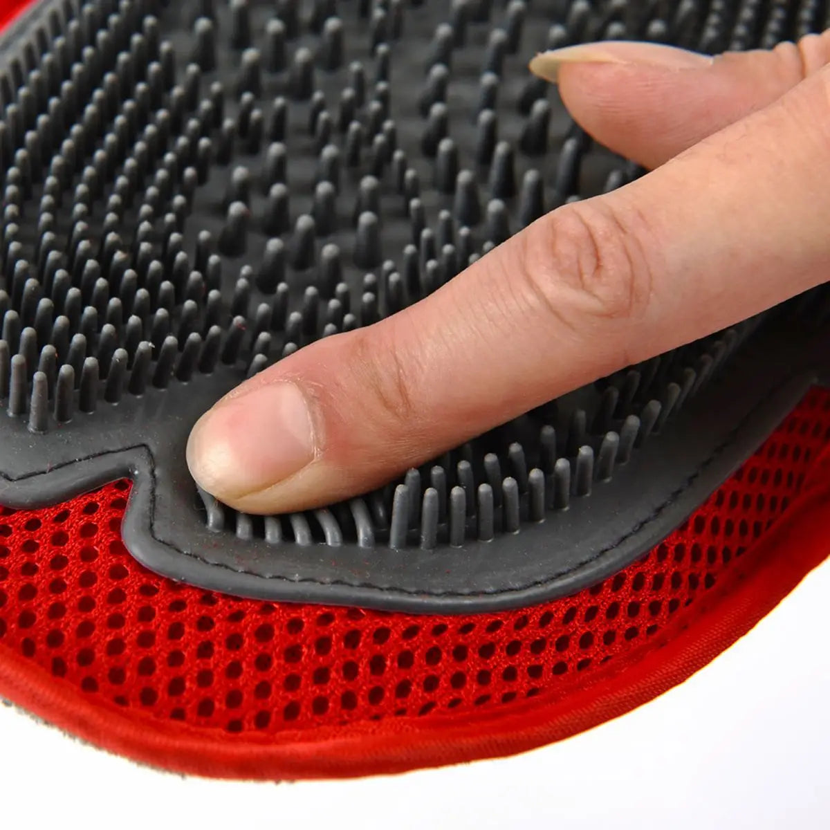 Massage care glove for dogs and cats
