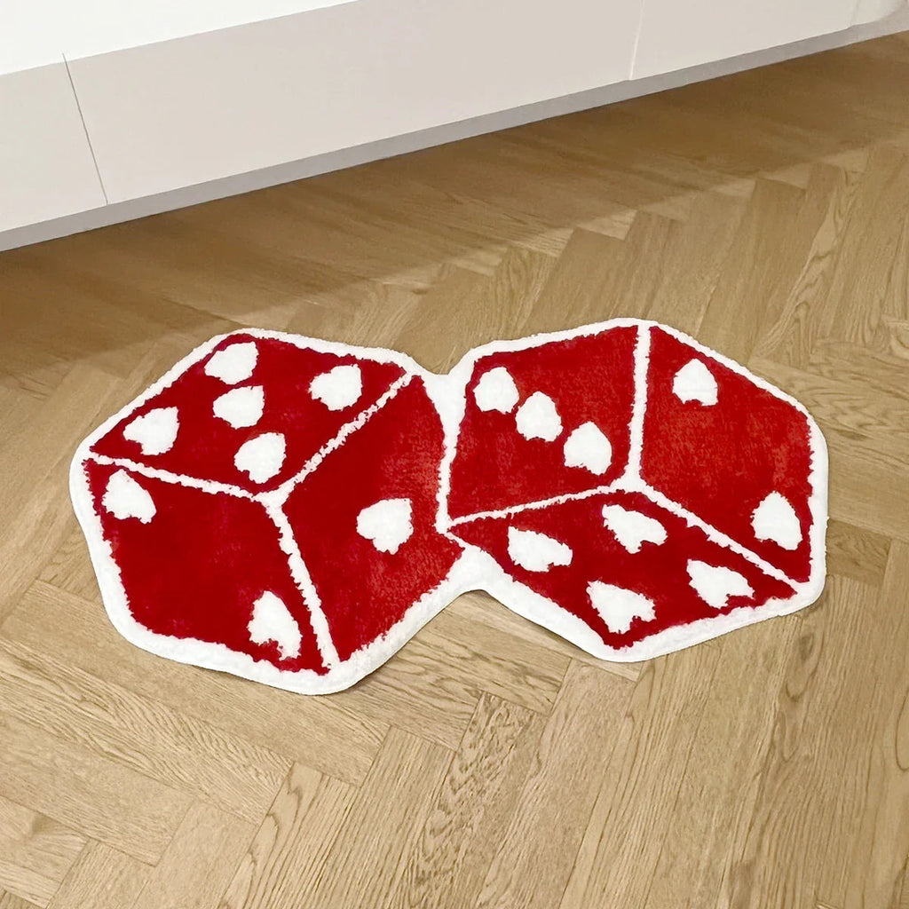 Heart Dice Rug