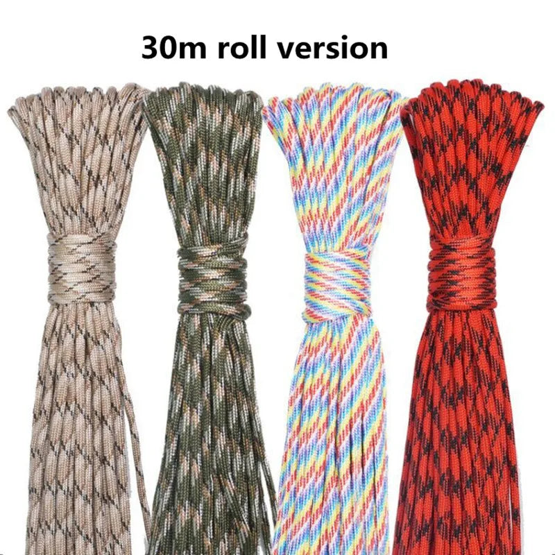 Paracord Rope 20 Meters – Essential Survival Rope for Emergency Kit