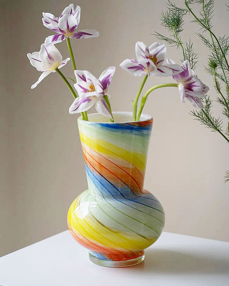 Rainbow Chubby Vase