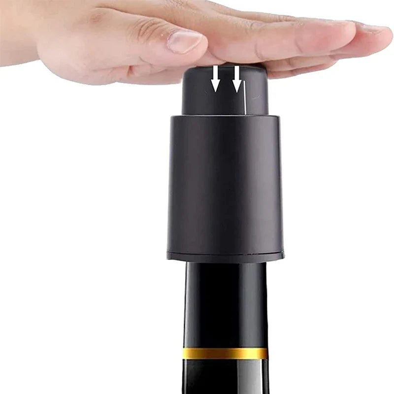 VinoSeal | Vacuum Wine Bottle Stopper | With Date Indicator | Food-Grade Silicone | Aroma Protection for up to 7 Days