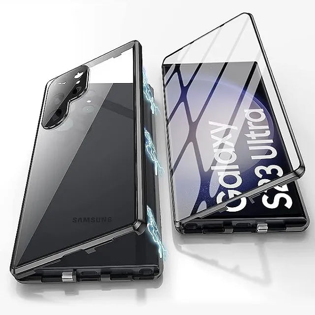 Metal Aluminum Alloy 360 Case with Safety Closure for Samsung Galaxy S24-S23 Series