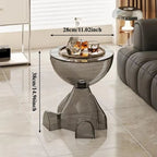 Space-saving Plastic Side Table