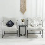 Living Room Soft Plush Knot Pillow Sofa Pillow Solid Color Square Handwoven Home Throw Pillow Square Woven Seat Cushion Pillow