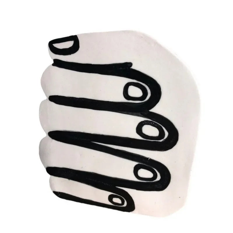 Hand Holding Flowers Vase