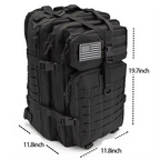 Tactical Outdoor Backpack for Men 1014 oz or 1691 oz – Hunting, Hiking and Travel Gear Bag