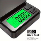 Pocket Digital Precision Scale with Backlit LCD - Compact Gram Scale for Jewelry, Food, Coins, and Travel