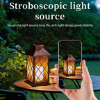 Elegant Solar-Powered Garden Lantern