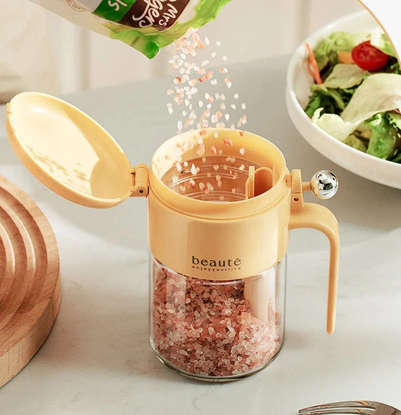 Moisture Block Glass Seasoning Jar