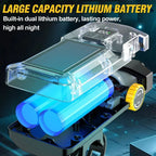 High Brightness USB Rechargeable Bicycle Light with IPX5 Waterproof Rating and Adjustable Brightness for Night Biking