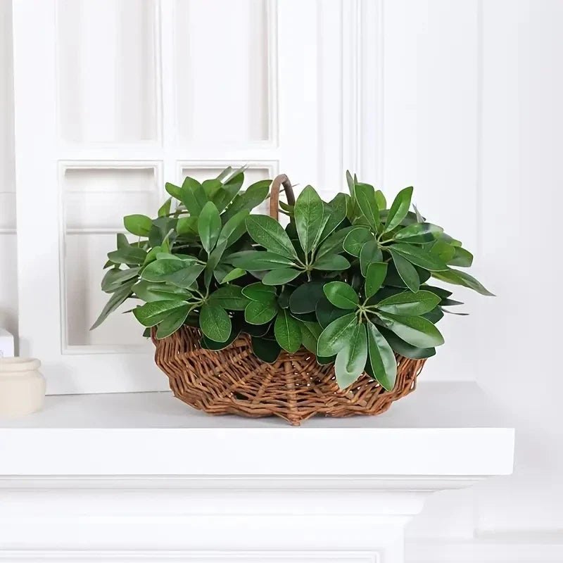 Artificial Plant EverLeaf 33 | 33 cm | With Stem & Leaves | Low-Maintenance Decor for Home & Office