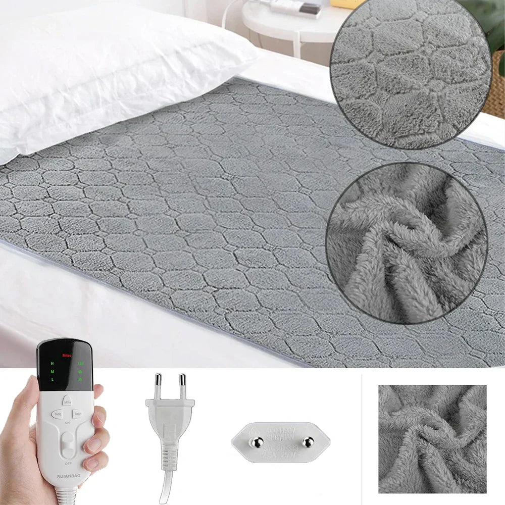 Double-layer heating mat – Electric heat mat layers for extra comfort and warmth, ideal for bed and sofa, energy-saving