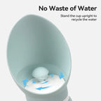PuraPaws Folding Pet Water Bottle | Food Safe & Leak Proof | On The Go | 520 ml
