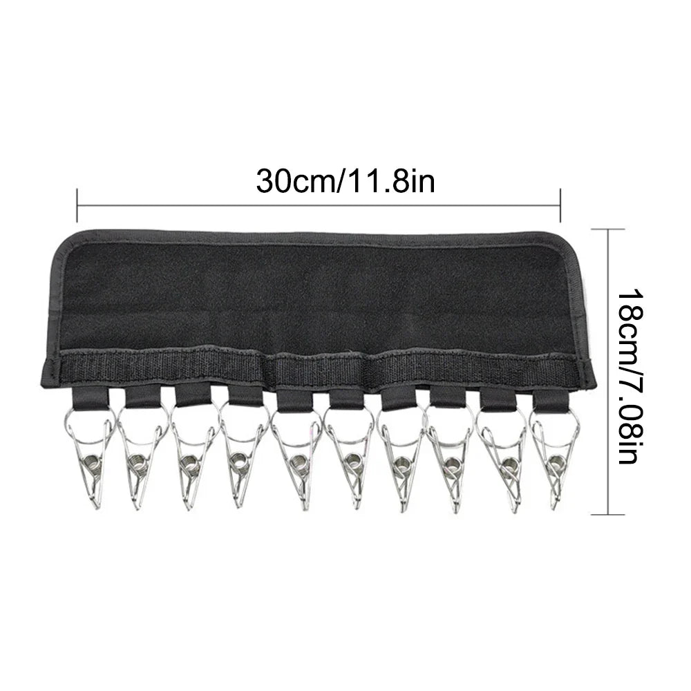 10 Clip Multifunctional Clothes And Hat Clip