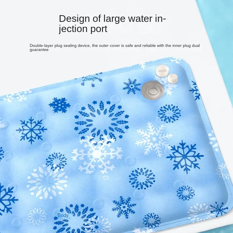 FrostiPet Cooling Mat for Dogs & Cats | Water-Filled | Extra Large & Reusable | For Summer & Couch