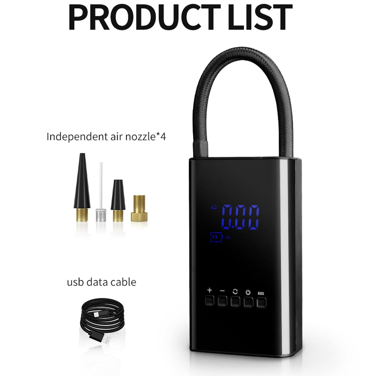 Mini LED Display Road Buddy Air Compressor