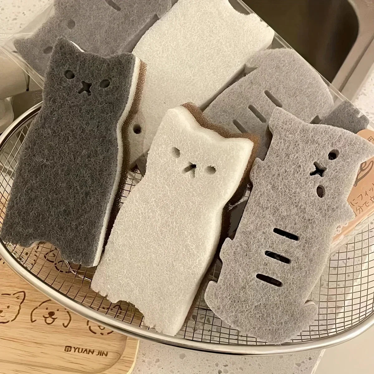 Mini Cat Multi-Purpose Cleaning Sponge