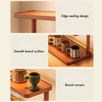 BambuCasa 2-tier wooden shelf