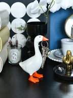 Decorative Figure GooseMag | Magnetic Goose Key Holder | Resin Sculpture & Organizer