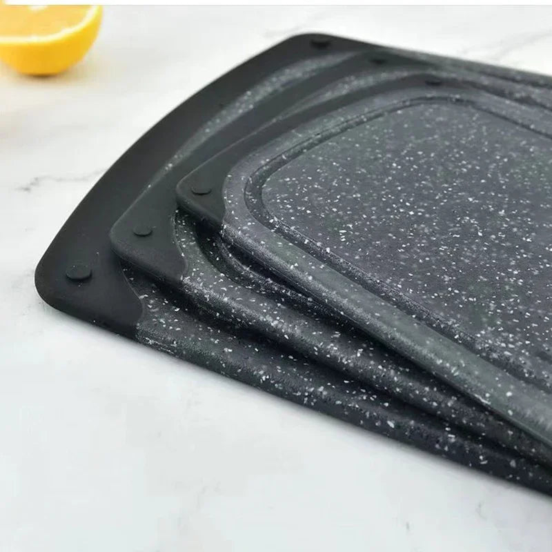 Elegant cutting board with a marble pattern!
