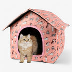 Weather-resistant Animal House "CozyNest" for Cats and Small Dogs