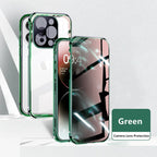 Invisible Shield Full Cover Anti-Peep Privacy Magnetic Phone Case