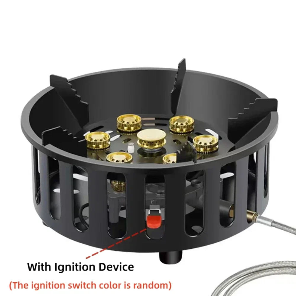 FlammaTrek | Compact Outdoor Gas Cooker | Durable Stainless Steel Construction | Foldable