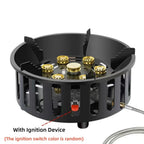 FlammaTrek | Compact Outdoor Gas Cooker | Durable Stainless Steel Construction | Foldable